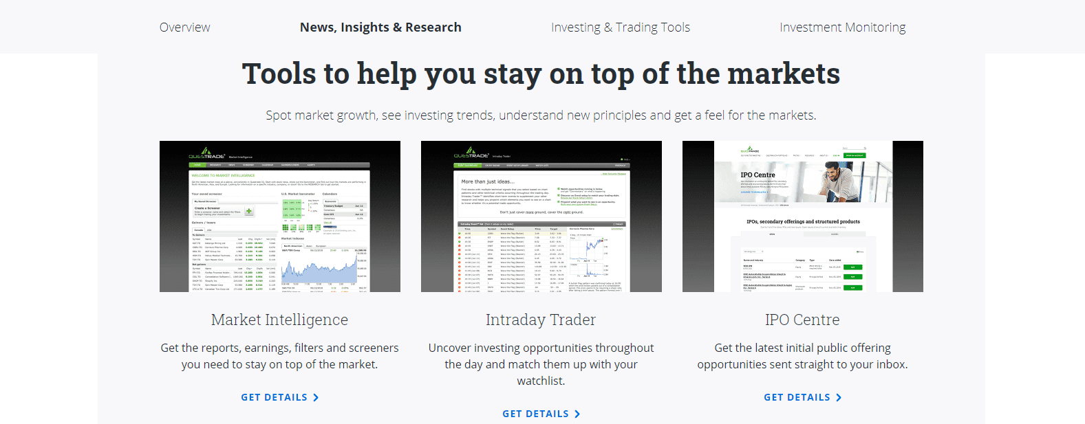 Questrade Review research portal Questrade Review research portal